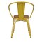 Flash Furniture Yellow Metal Stack Chair with Teak Poly Resin Seat CH-31270-YL-PL1T-GG - alternate 8
